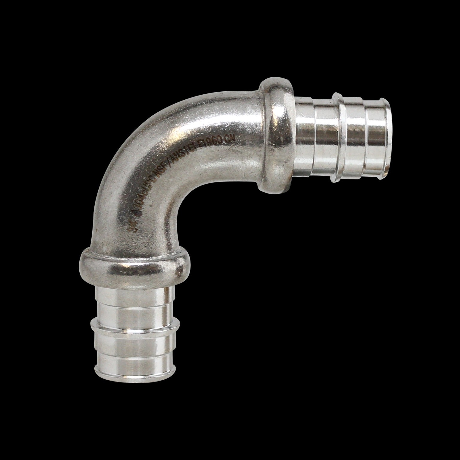 1IN COLD EXPANSION PEX 90 ELBOW - STAINLESS (25/BOX)