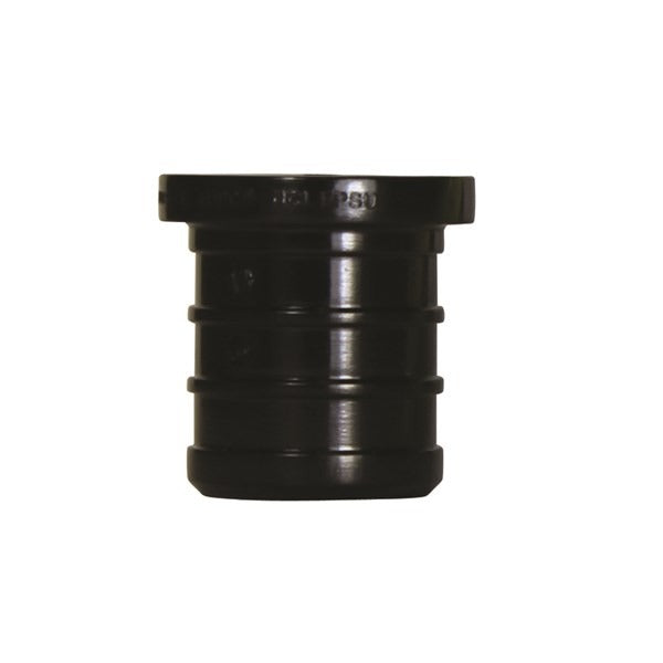 3/4" PEX PLUG - BLACK PLASTIC (25/BOX)