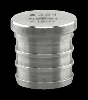 3/4" PEX PLUG - STAINLESS (25/BOX)