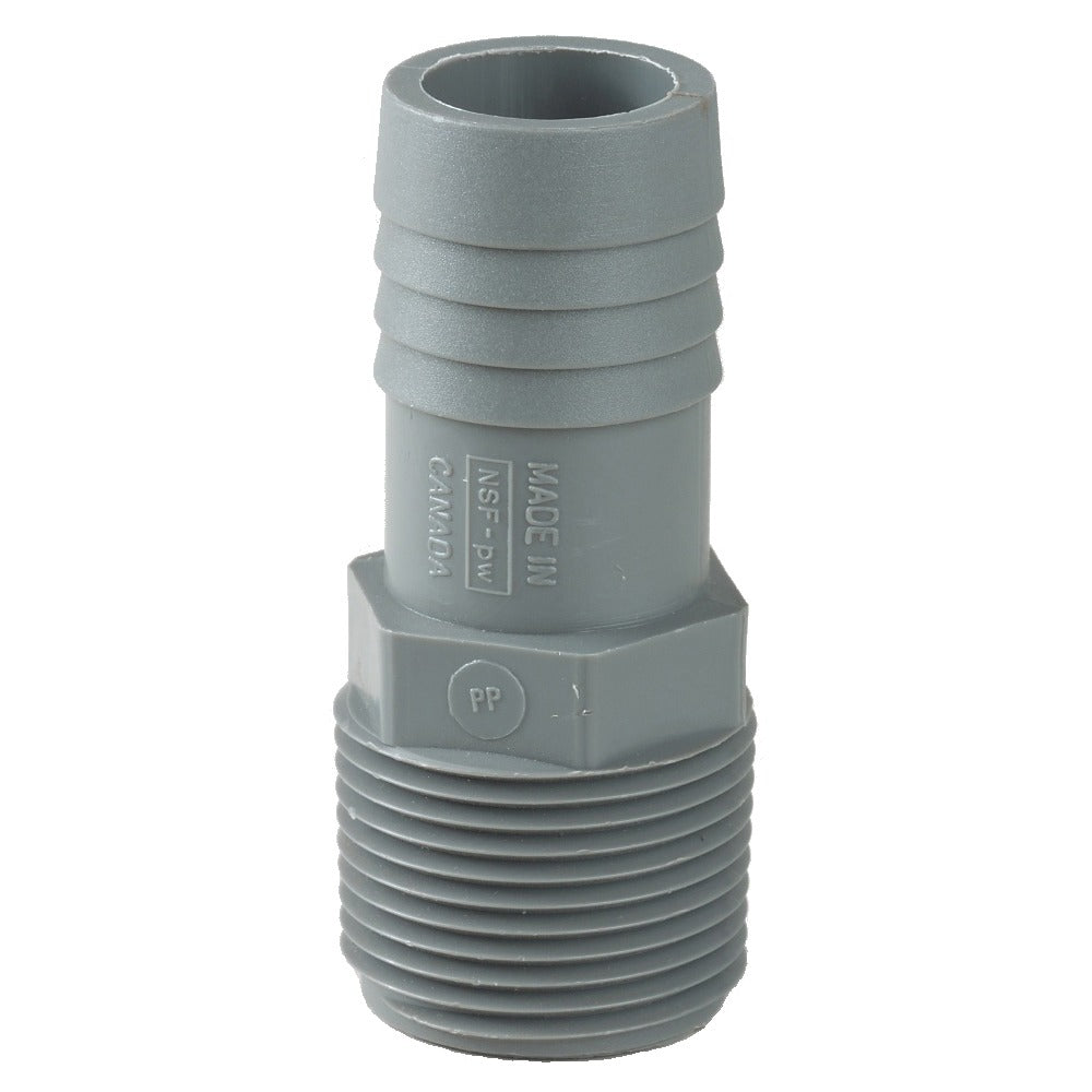 1" POLY/PVC INSERT M.A. (LIGHT GRAY)