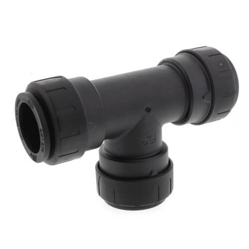 3/4" JG CTS UNION TEE - BLACK