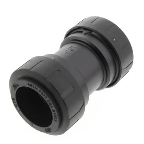 1" JG CTS UNION COUPLER - BLACK