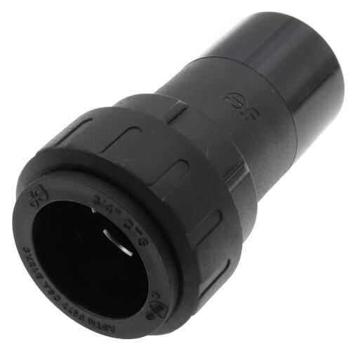 1" X 3/4" JG STEM X CTS REDUCER - BLACK