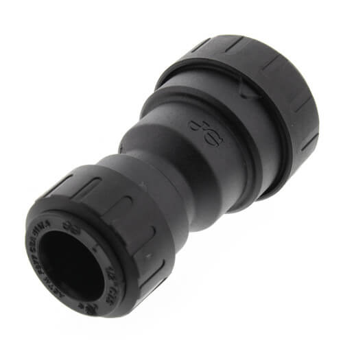 3/4" X 1/2" JG CTS COUPLER - BLACK