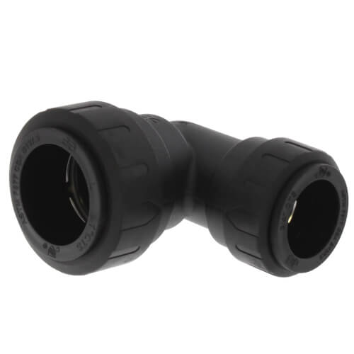 1" X 3/4" JG CTS UNION 90 ELBOW - BLACK