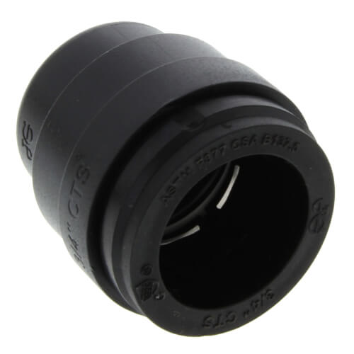 3/4" JG CTS CAP/END STOP - BLACK