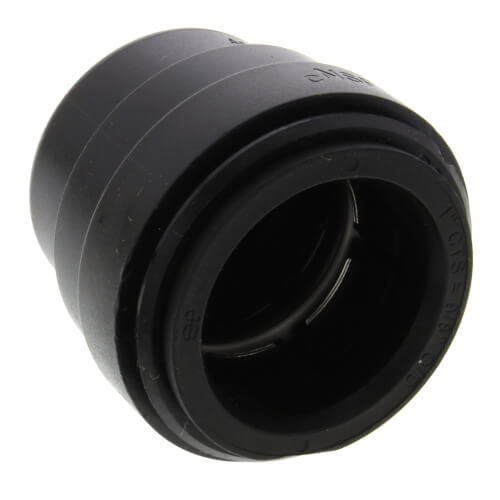 1" JG CTS CAP/END STOP - BLACK