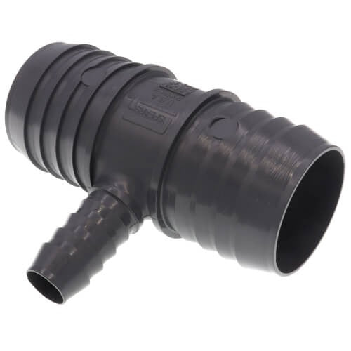 2" X 2" X 3/4" POLY/PVC INSERT TEE (GRAY)