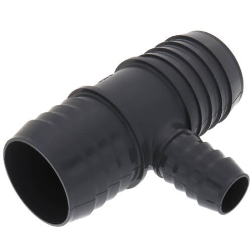 2" X 2" X 1" POLY/PVC INSERT TEE (GRAY)