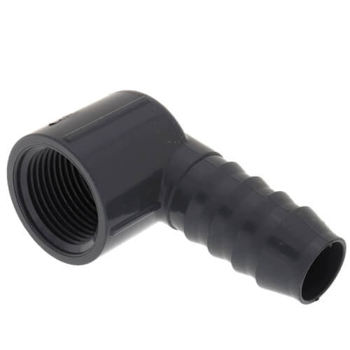 3/4" POLY/PVC INSERT FM COMBO ELBOW (GRAY)