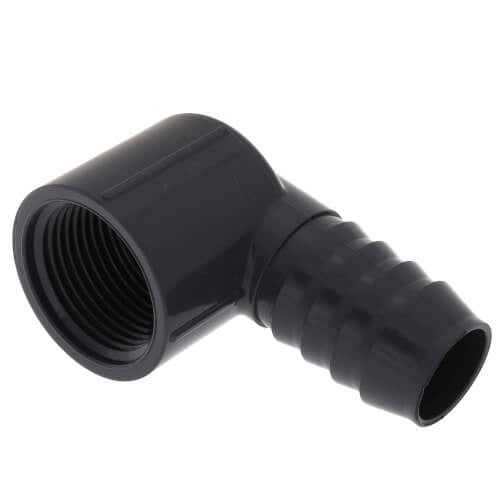 1" POLY/PVC INSERT FM COMBO ELBOW (GRAY)