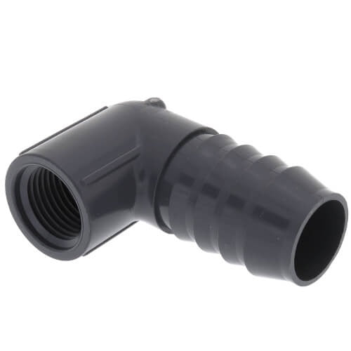 1" INS X 1/2" FM POLY/PVC INSERT FEMALE COMBO ELBOW (GRAY)