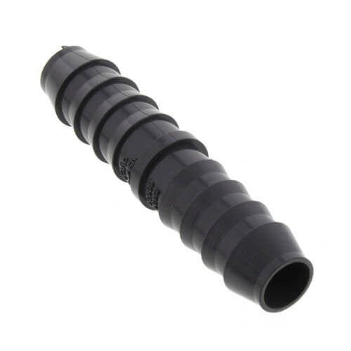 1/2" POLY/PVC INSERT COUPLING (GRAY)