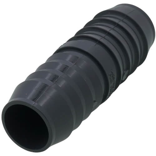 1" POLY/PVC INSERT COUPLING (GRAY)
