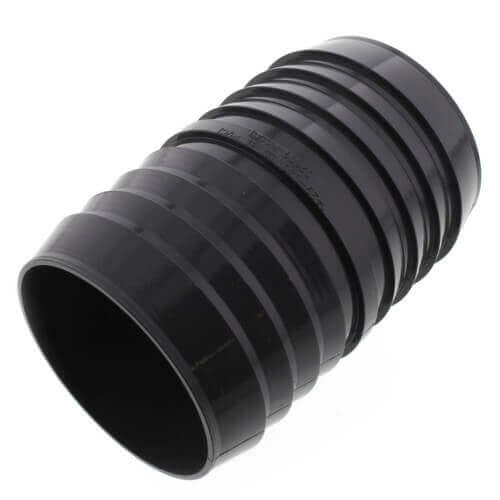 4" POLY/PVC INSERT COUPLING (GRAY)