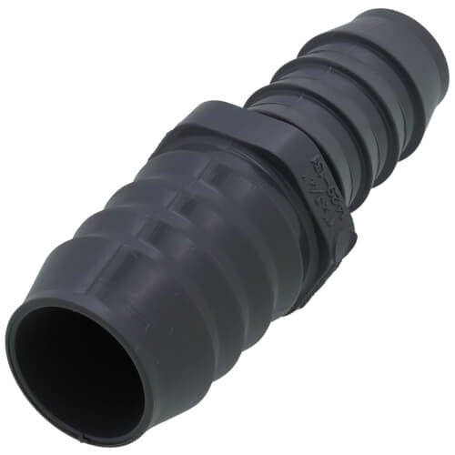 1" X 3/4" POLY/PVC INSERT COUPLING (GRAY)