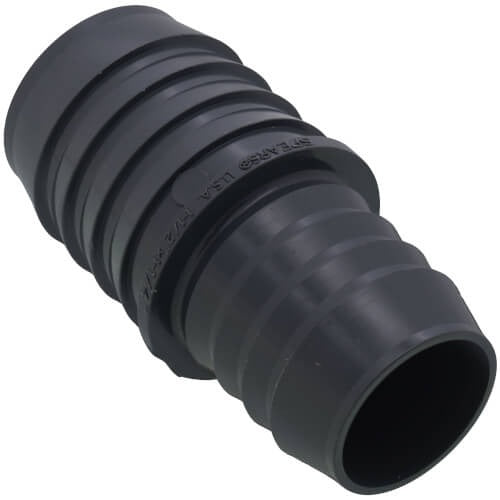 1.5" X 1.25" POLY/PVC INSERT COUPLING (GRAY)