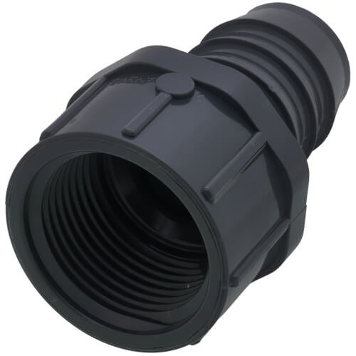 1" POLY/PVC INSERT FM ADAPTER (GRAY)