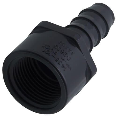 3/4" FPT X 1/2" INS POLY/PVC F.A. (GRAY)