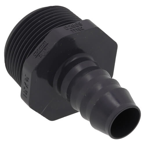 1.25" MPT X 3/4" INS POLY/PVC M.A.(GRAY)