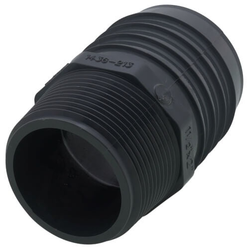 1.25" MPT X 1" INS POLY/PVC M.A. (GRAY)