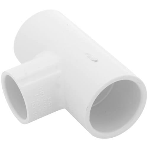 1" X 1" X 3/4" PVC SXSXS REDUCING TEE SCD 40