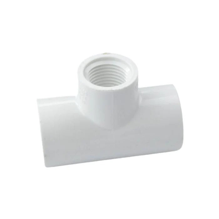 3/4" X 3/4" X 1/2" PVC SXSXFPT REDUCING TEE SCD 40