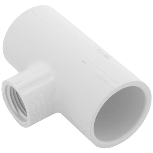 1" X 1" X 1/2" PVC SXSXFPT REDUCING TEE SCD 40