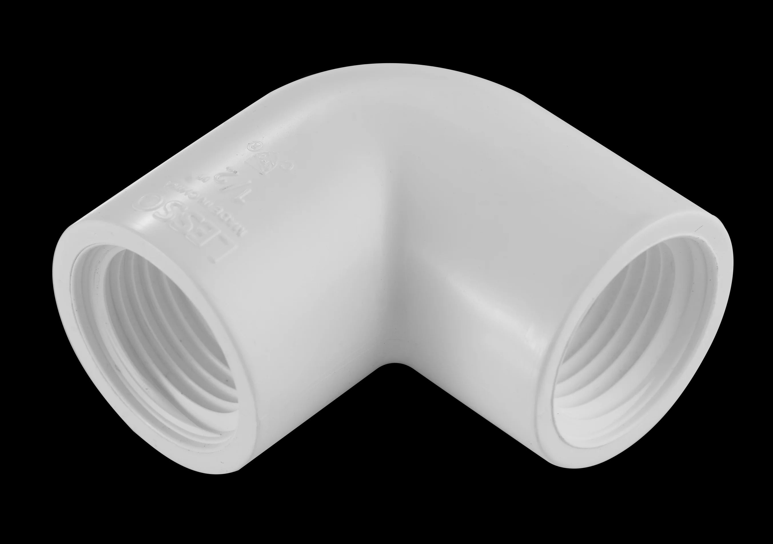 1.25" PVC TXT 90 DEGREE ELBOW SCD 40