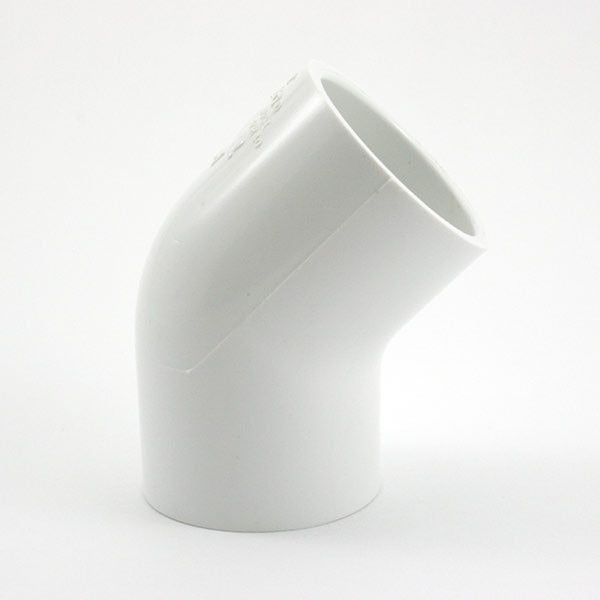 1.25" PVC SXS 45 DEGREE ELBOW SCD 40