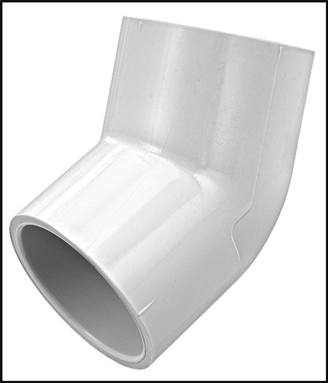 2.5" PVC SXS 45 DEGREE ELBOW SCD 40