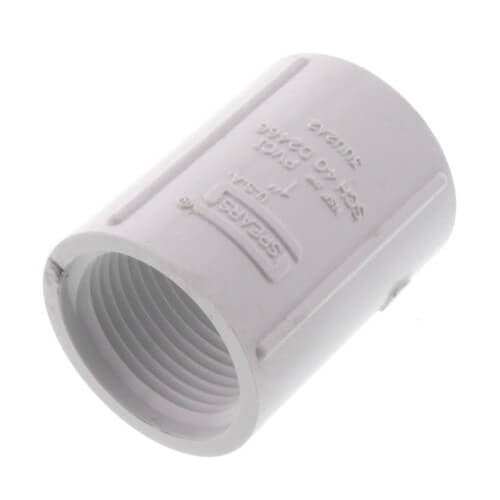 1" PVC TXT COUPLING SCD 40