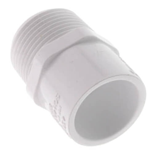 1" MALE X 3/4" SLIP PVC MALE ADAPTER SCD 40