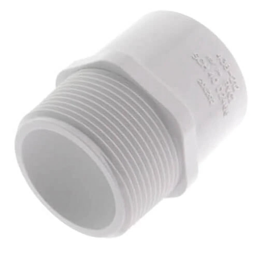 1.25" MALE X 1" SLIP PVC MALE ADAPTER SCD 40