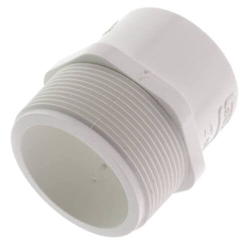 2" MALE X 1.5" SLIP PVC MALE ADAPTER SCD 40