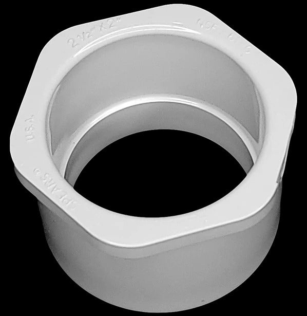 2.5" X 2" PVC SXS BUSHING SCD 40