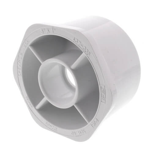 3" X 1" PVC SXS BUSHING SCD 40