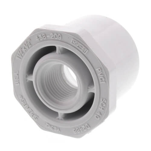 1.5" X 1/2" PVC SXT BUSHING SCD 40