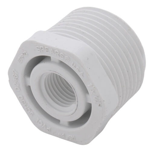 1" X 1/4" PVC TXT BUSHING SCD 40