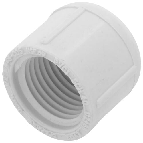 1/2" PVC THREADED CAP SCD 40