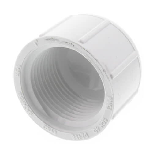 1" PVC THREADED CAP SCD 40