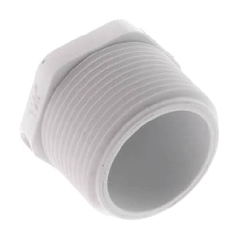 1.25" PVC THREADED PLUG SCD 40