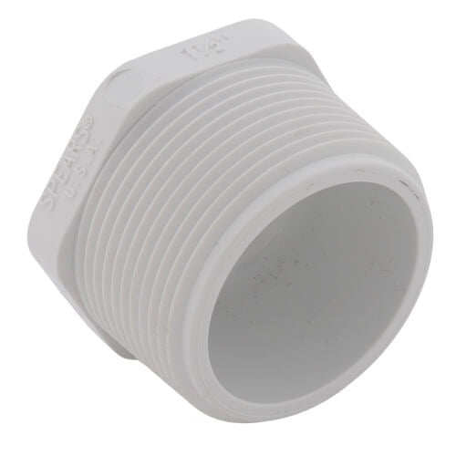 1.5" PVC THREADED PLUG SCD 40