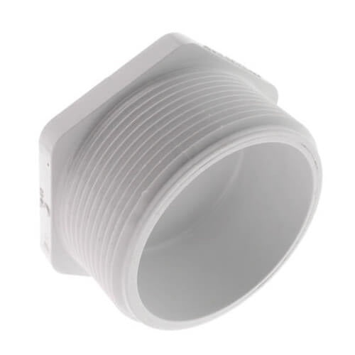 3" PVC THREADED PLUG SCD 40