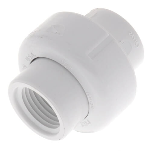 1/2" PVC TXT UNION SCD 40