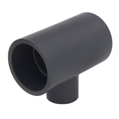 2" X 2" X 1" PVC SXSXS REDUCING TEE SCD 80