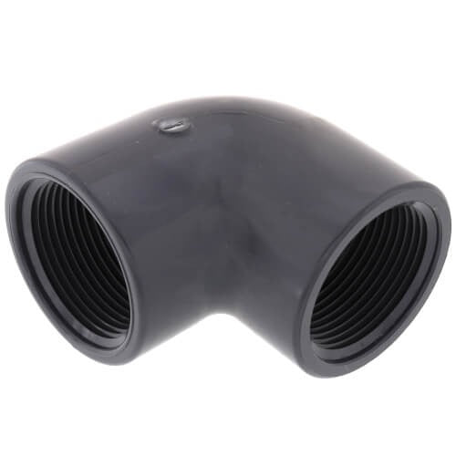 1.25" PVC TXT 90 ELBOW SCD 80