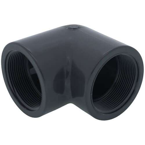 2" PVC TXT 90 ELBOW SCD 80