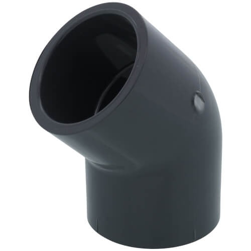 1.5" PVC SXS 45 ELBOW SCD 80