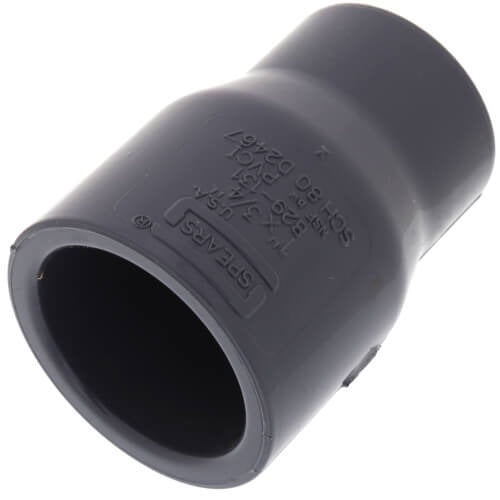 1" X 3/4" PVC SXS REDUCING COUPLING SCD 80